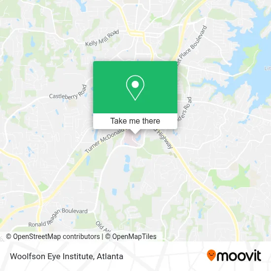 Woolfson Eye Institute map