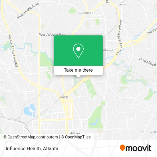 Influence Health map