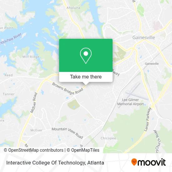 Interactive College Of Technology map