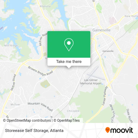 Storeease Self Storage map