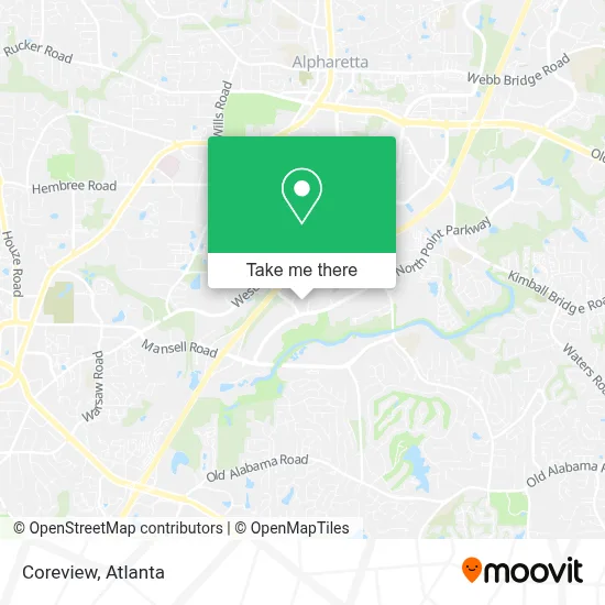 Coreview map