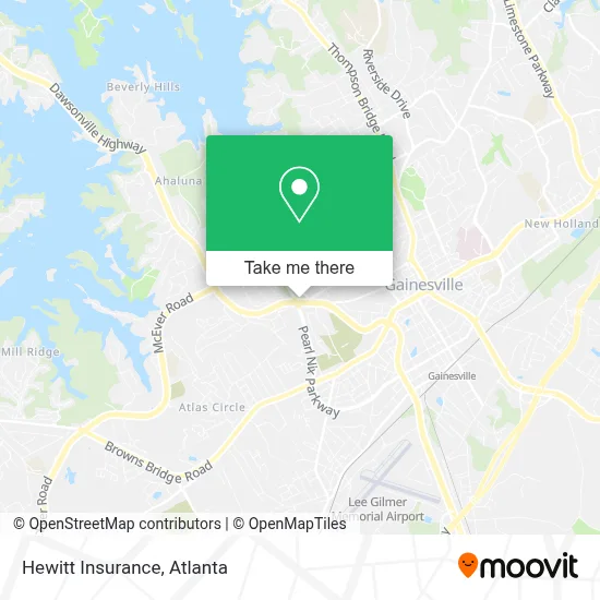 Hewitt Insurance map