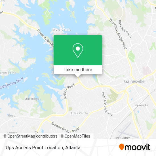 Ups Access Point Location map