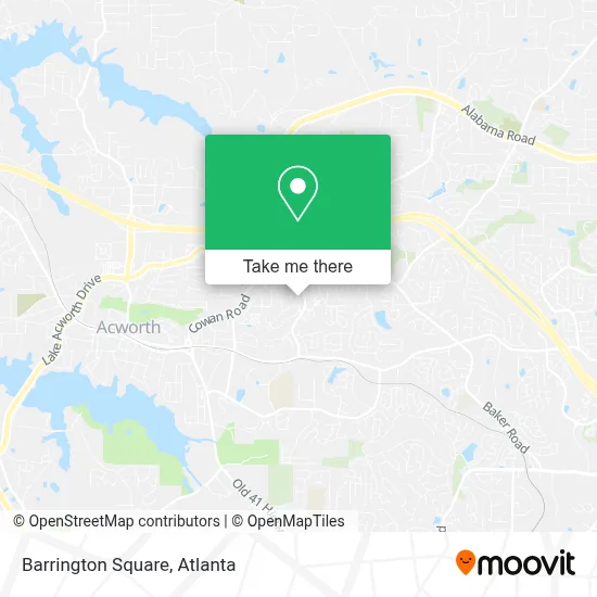 Barrington Square map