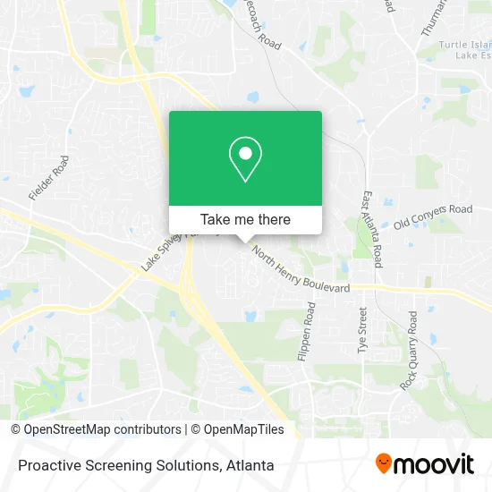 Proactive Screening Solutions map