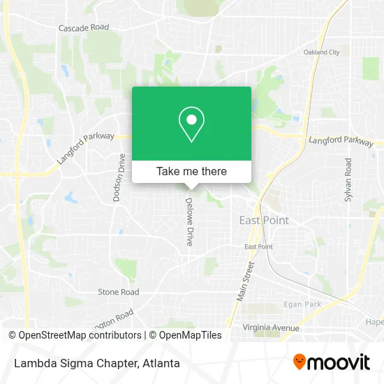 Lambda Sigma Chapter map