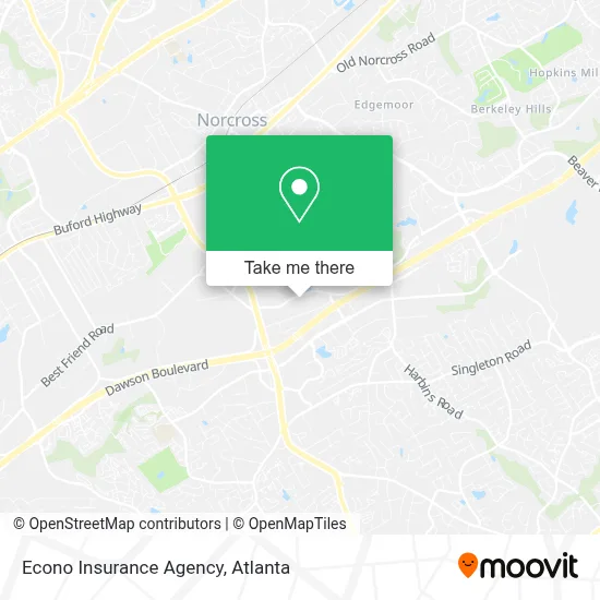 Econo Insurance Agency map
