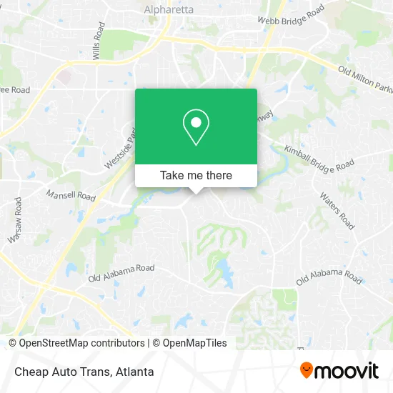 Cheap Auto Trans map