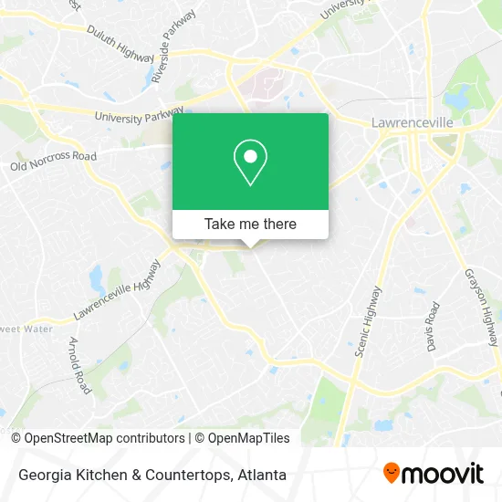 Georgia Kitchen & Countertops map