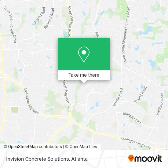 Invision Concrete Solutions map