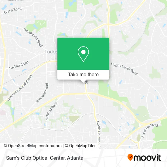 Sam's Club Optical Center map