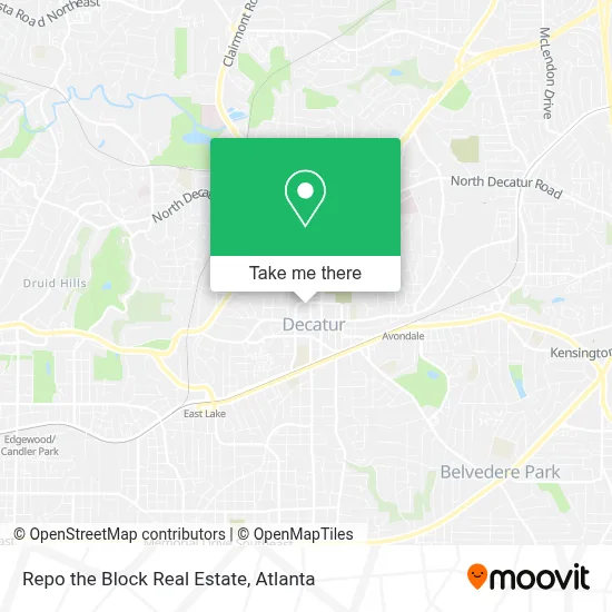 Repo the Block Real Estate map