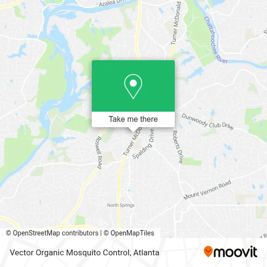 Vector Organic Mosquito Control map