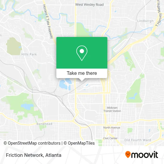 Friction Network map
