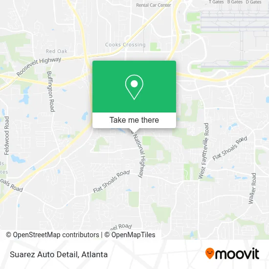 Suarez Auto Detail map