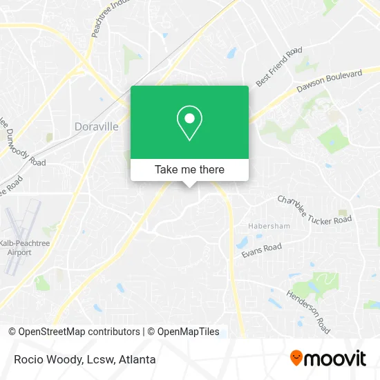 Rocio Woody, Lcsw map