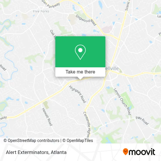Alert Exterminators map