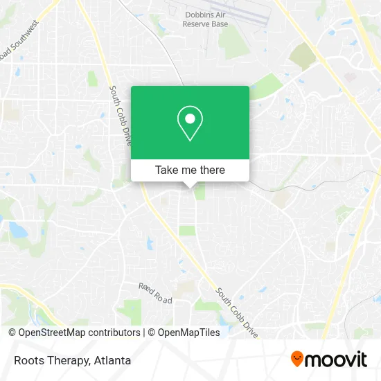 Roots Therapy map