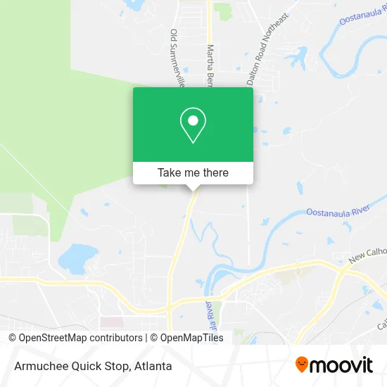 Armuchee Quick Stop map