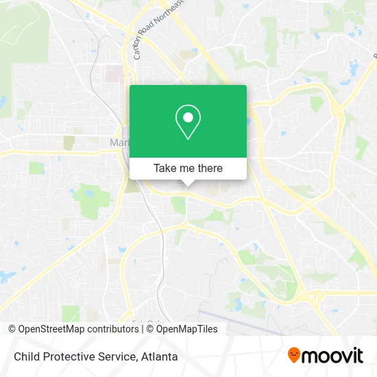 Child Protective Service map