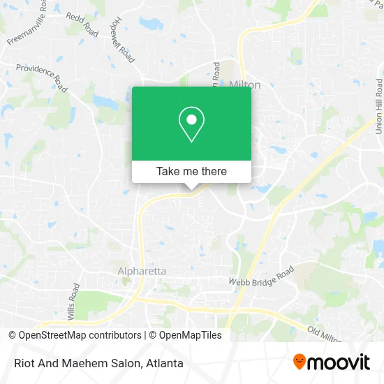 Riot And Maehem Salon map