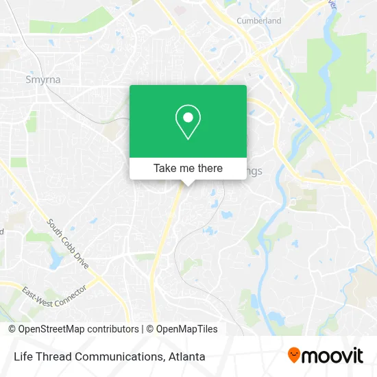 Life Thread Communications map