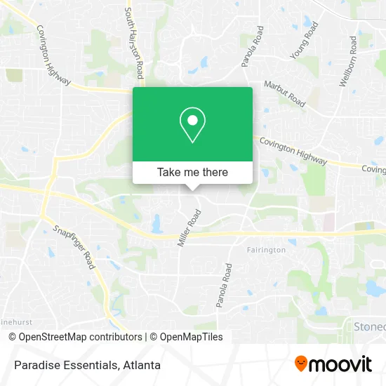 Paradise Essentials map