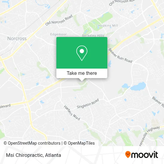 Msi Chiropractic map