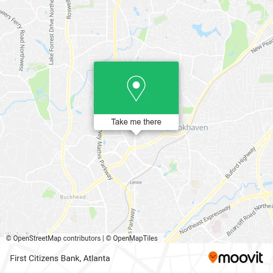 First Citizens Bank map