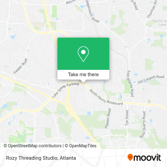 Rozy Threading Studio map