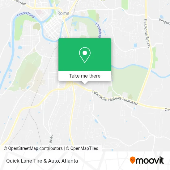 Quick Lane Tire & Auto map