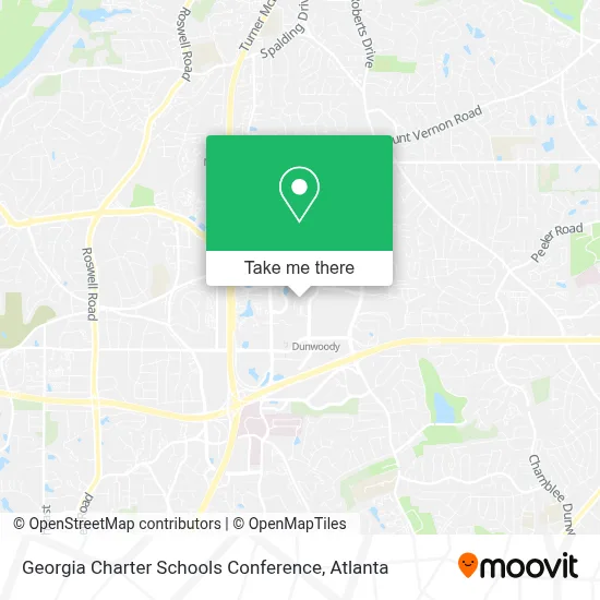 Georgia Charter Schools Conference map