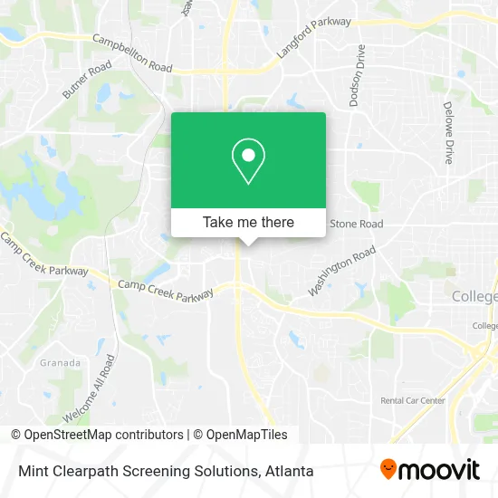 Mint Clearpath Screening Solutions map