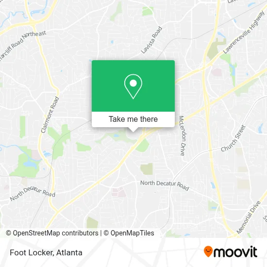 Foot Locker map