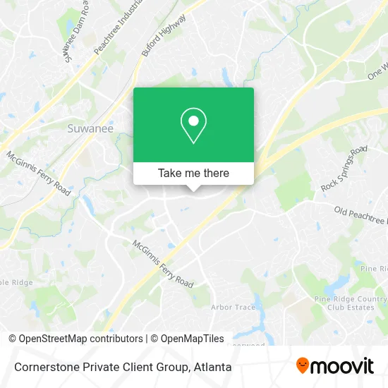 Cornerstone Private Client Group map