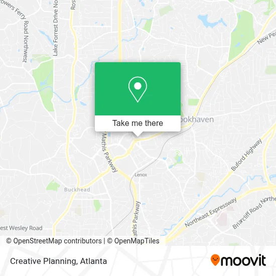 Creative Planning map