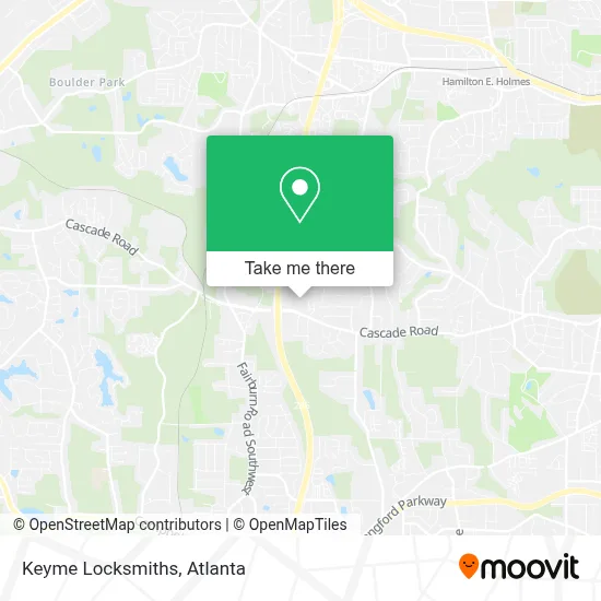 Keyme Locksmiths map