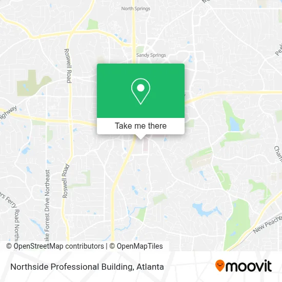 Northside Professional Building map