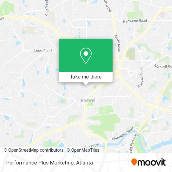Performance Plus Marketing map