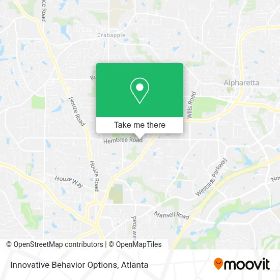 Innovative Behavior Options map