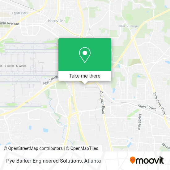 Pye-Barker Engineered Solutions map