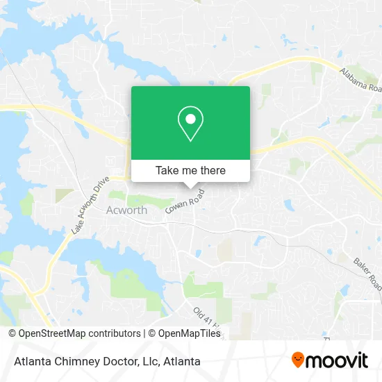 Atlanta Chimney Doctor, Llc map
