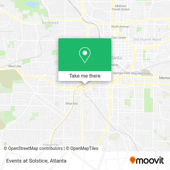 Events at Solstice map