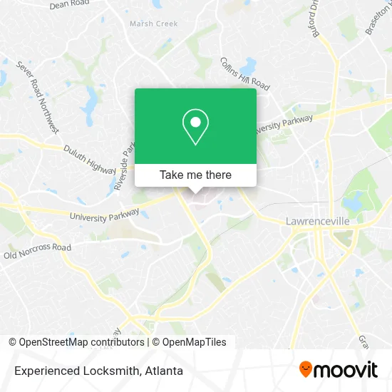 Experienced Locksmith map