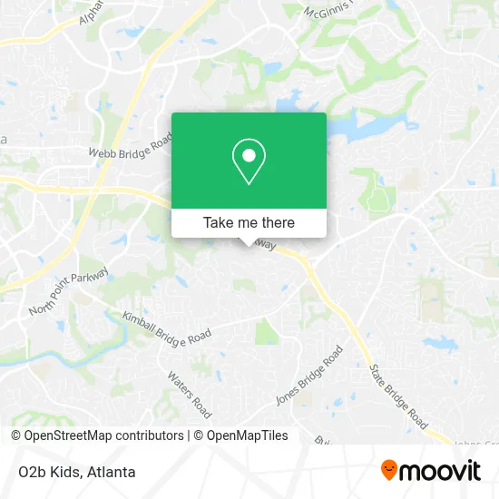 O2b Kids map