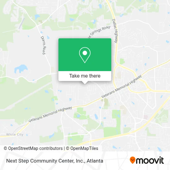 Next Step Community Center, Inc. map