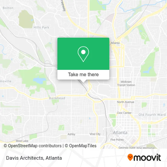 Davis Architects map