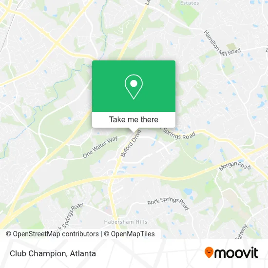 Club Champion map
