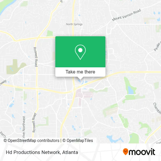 Hd Productions Network map