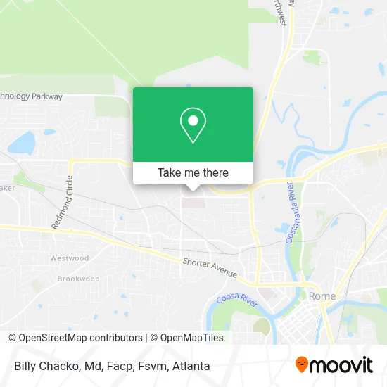 Billy Chacko, Md, Facp, Fsvm map